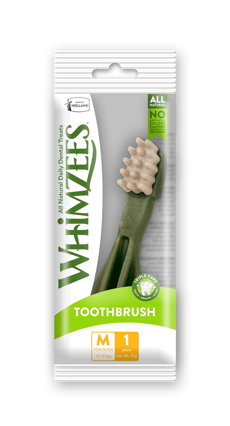 唯潔牙刷型潔牙骨M(嘗鮮包)
Whimzees toothbrush M single pack