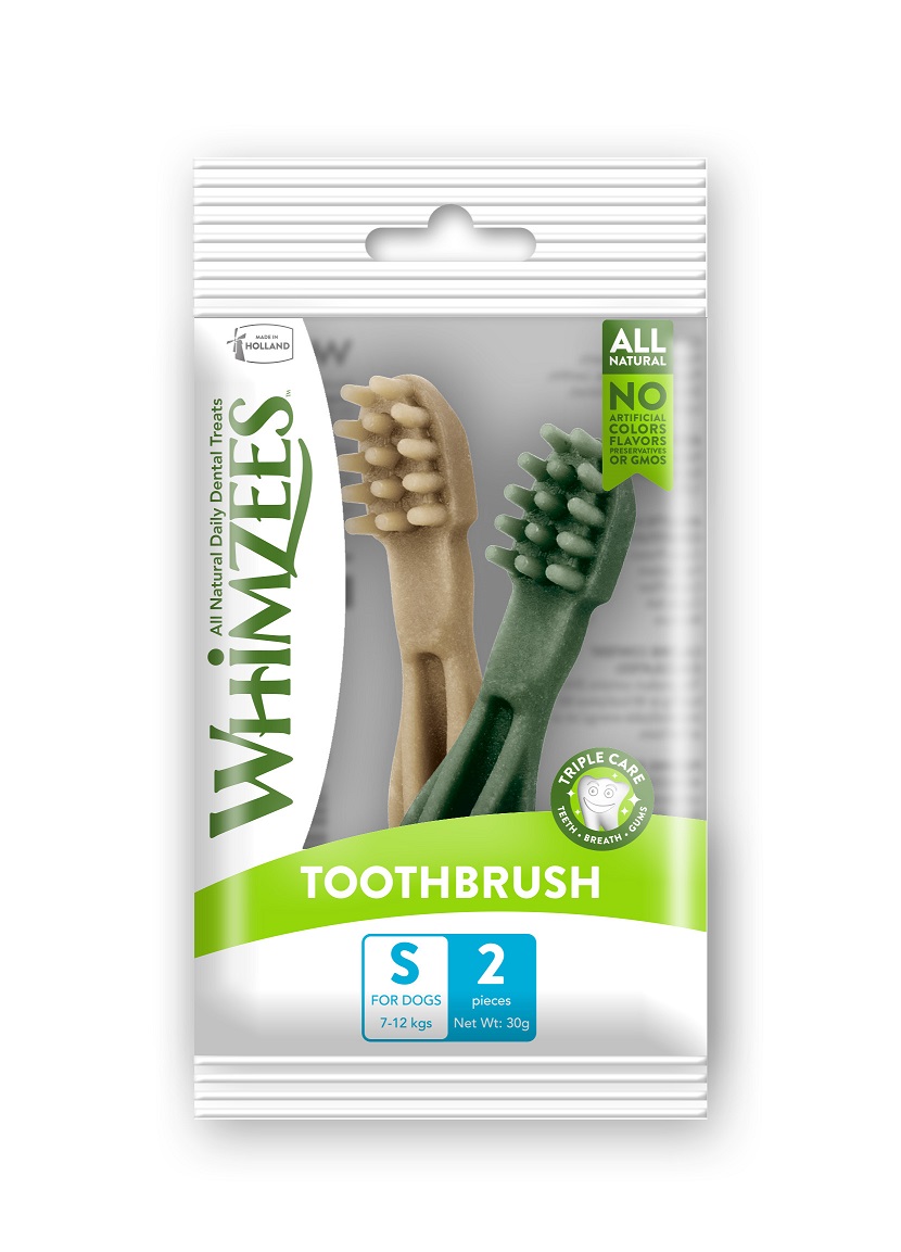 唯潔牙刷型潔牙骨S(嘗鮮包)
Whimzees toothbrush S single pack
