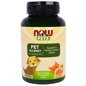 寵物過敏咀嚼錠
Pet Allergy Chewable Tablets
