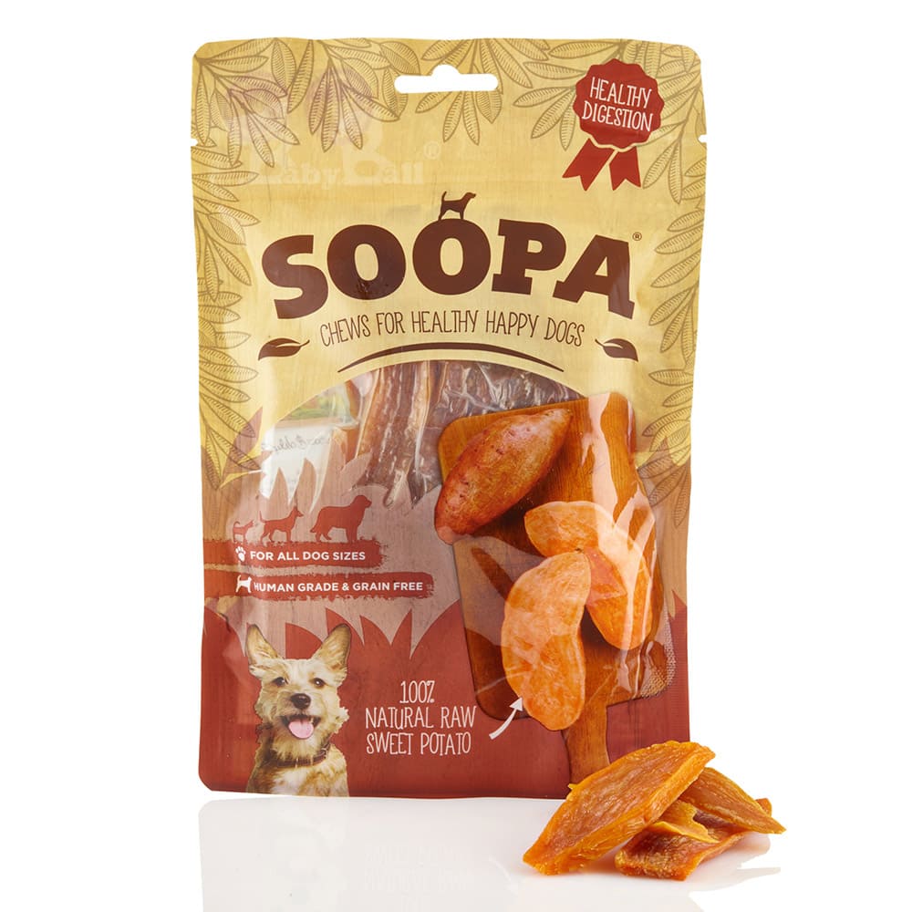 Soopa舒趴- 純天然耐嚼系列 - 地瓜乾
SOOPA-Chews For Healthy Happy Dogs - Sweet Potato