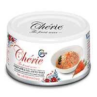 Chérie®法麗 全營養主食罐 - 泌尿道保健 - 鮪魚佐紅蘿蔔
TUNA WITH CARROT IN GRAVY