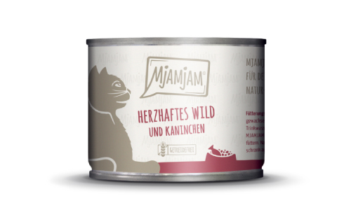 德國魔力喵鮮肉主食罐-鹿肉+兔肉+藍莓200g
MjAMjAM