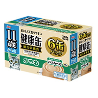 健康缶主食11歲10號-6P-鰹魚
KCE6-10