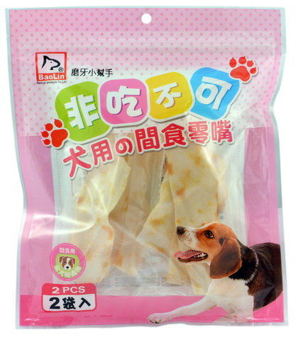 非吃不可5"雞肉薄片波卡 30g*2入 (60g) (B006)
dog chews
