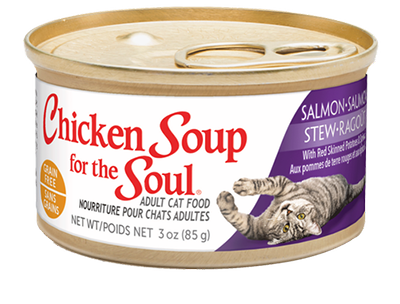心靈雞湯 細切鮭魚 燉馬鈴薯+菠菜
Chicken Soup for the Soul Salmon Stew with Red Skinned Potatoes & Spinach