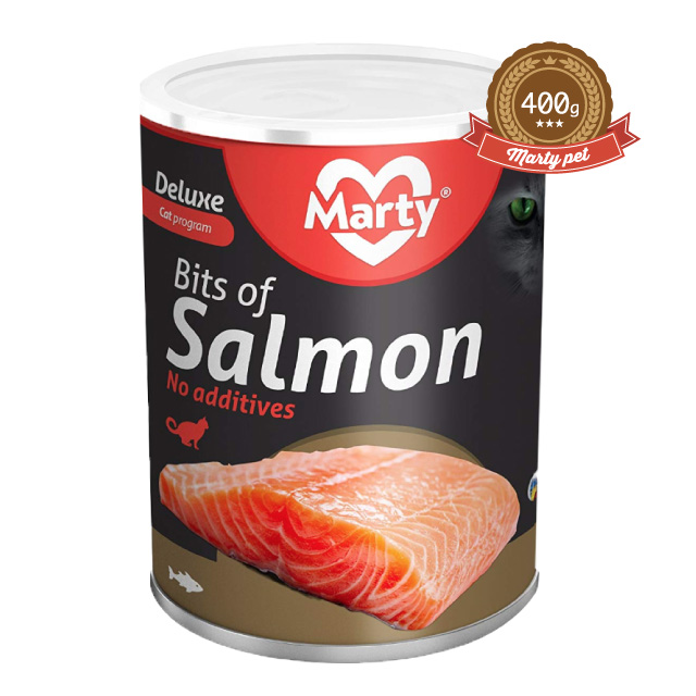 Marty瑪蒂純肉燉食—鮭魚肉塊（400g）
