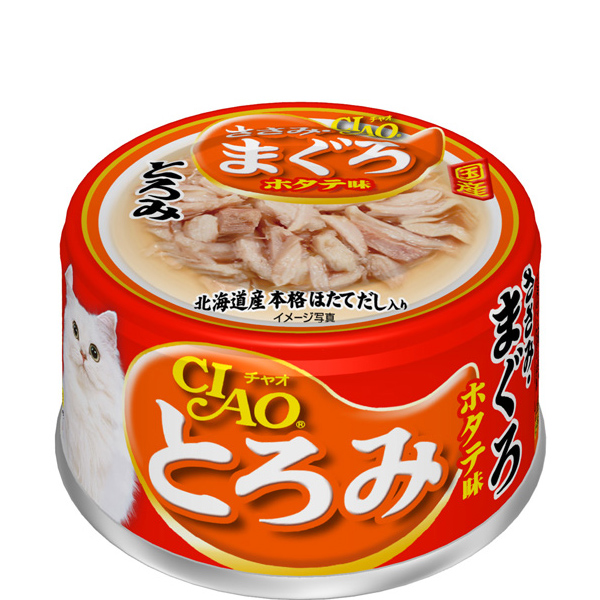 CIAO超香濃雞肉 (A-41) 貓罐 (雞肉鮪魚干貝) 80G
