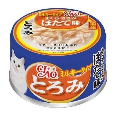 CIAO超香濃雞肉(A-111)國產 乳香貓罐(雞肉鮪魚干貝)80G
