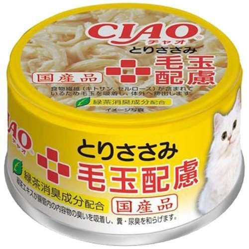 CIAO 旨定罐162號化毛配方-雞肉 80G
