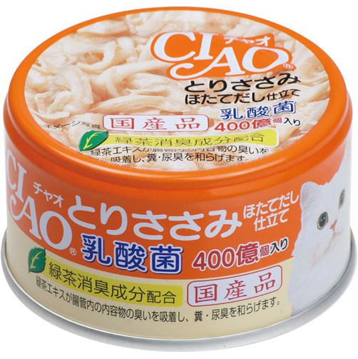 CIAO旨定罐-乳酸菌133號-雞肉+干貝高湯 85G

