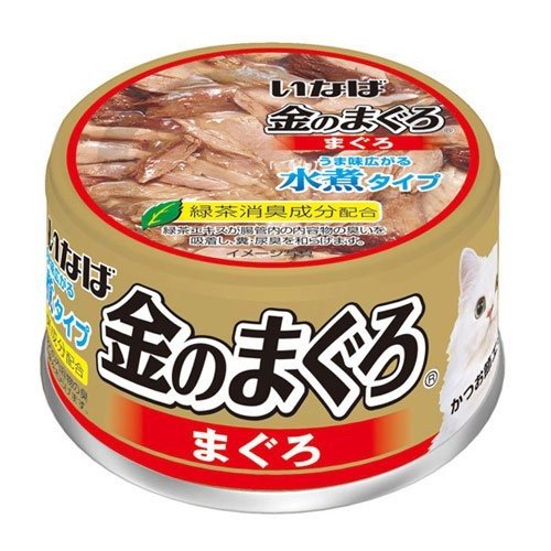 INABA 水煮金鮪魚貓罐-鮪魚 70g (IM-321)
