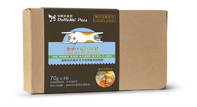 DoReMi Pets-魚肉+腸胃保健(貓咪)
DoReMi Pets-Fish &Gastrointstinal Formula(Cat)