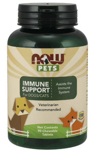 【NOW娜奧】 寵物佳強錠
NOW PETS Immune Support Chewables for Dogs & Cats

※ 本項產品已於 2019 年 06 月04 日 停止輸入/製造/加工 ※