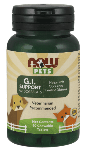 【NOW娜奧】寵物腸胃保健錠
NOW PETS G.I. Support Chewables for Dogs & Cats

※ 本項產品已於 2019 年 06 月04 日 停止輸入/製造/加工 ※
