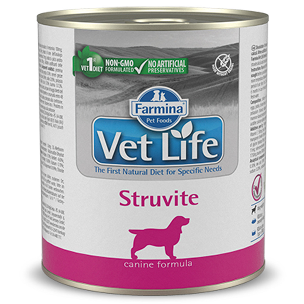 獸醫寵愛天然處方罐系列-犬用磷酸銨鎂結石配方
VET LIFE NATURAL DIET DOG STRUVITE