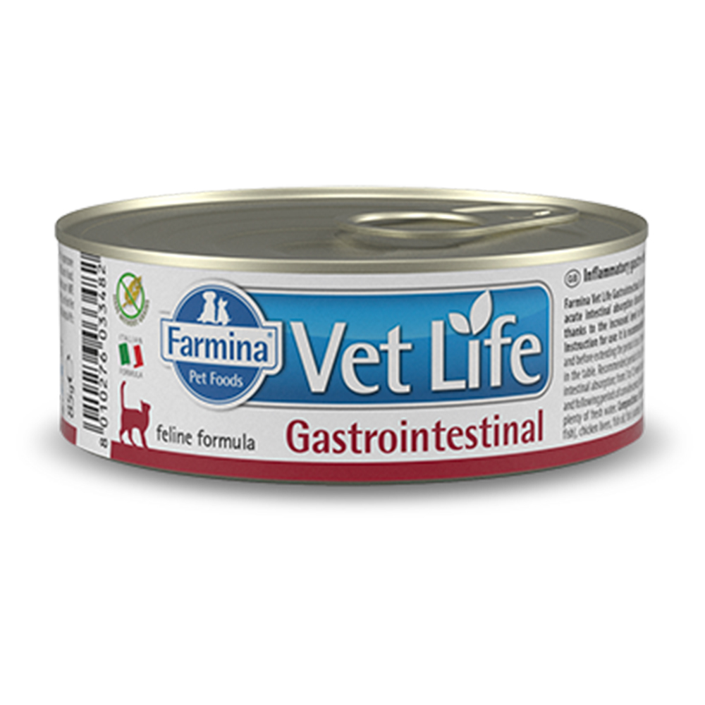 獸醫寵愛天然處方罐系列-貓用腸胃道配方
VET LIFE NATURAL DIET CAT GASTROINTESTINAL