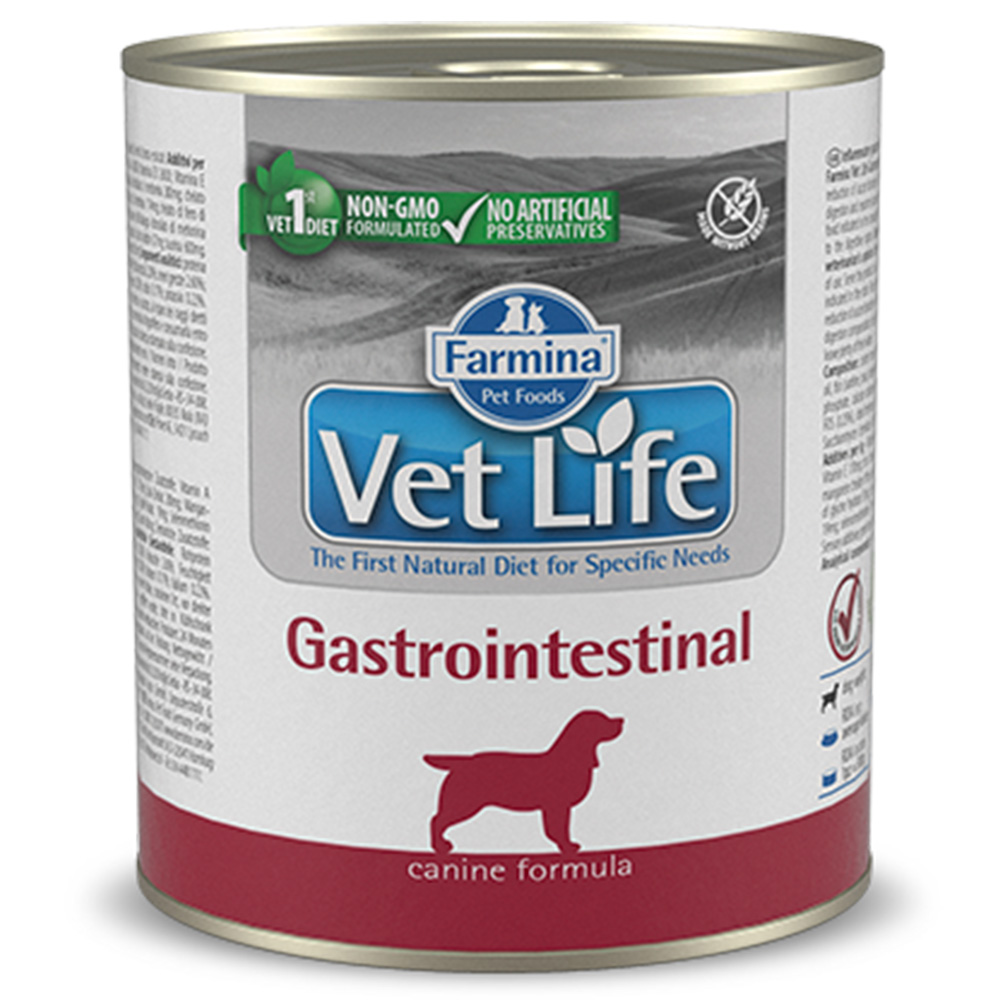 獸醫寵愛天然處方罐系列-犬用腸胃道配方
VET LIFE NATURAL DIET DOG GASTROINTESTINAL