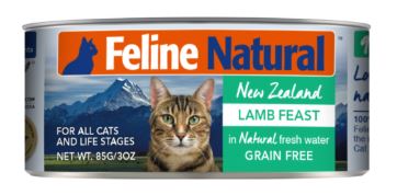 紐西蘭K9 Feline Natural 鮮燉生肉主食罐-無穀羊肉
K9 Feline Natural Grain Free Lamb Canned Food