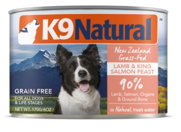 紐西蘭K9 Natural 鮮燉生肉主食罐--無穀羊肉鮭魚
K9 Natural Grain Free Lamb with King Salmon Canned Food
