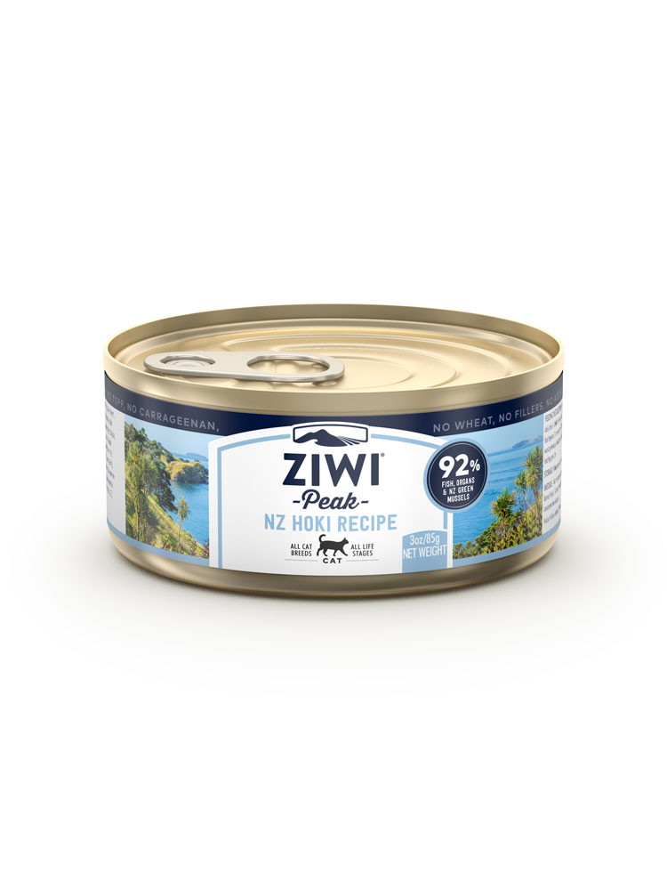 ZiwiPeak巔峰92%鮮肉貓罐頭-鱈魚
ZiwiPeak Cat Canned Petfood New Zealand Hoki Recipe