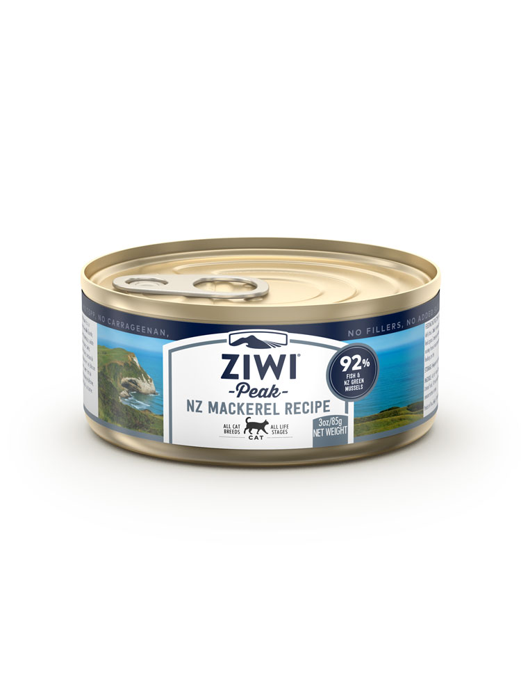 巔峰92%鮮肉貓罐-鯖魚
ZiwiPeak Cat Canned Petfood New Zealand Mackerel Recipe