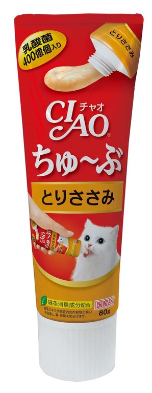 日本 CIAO 啾嚕乳酸菌肉泥膏 雞肉 80g