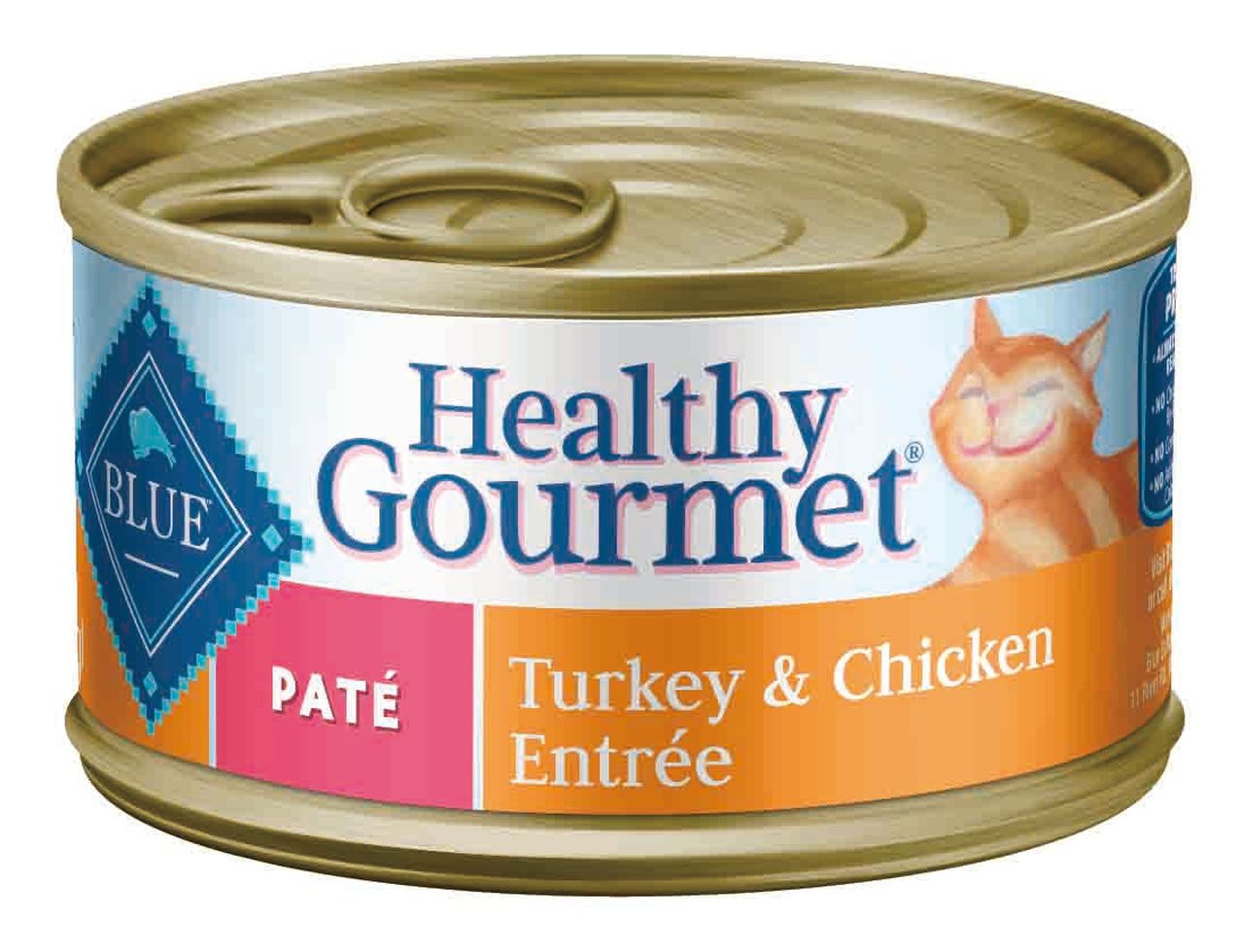 藍饌 寶護系列 成貓多貓家庭主食罐-去骨雞肉火雞肉
BLUE BUFFALO Healthy Gourmet® Turkey & Chicken Entrée For Adult Cats