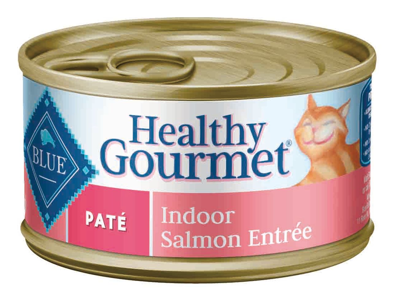 藍饌 寶護系列 成貓宅宅主食罐-去骨鮭魚
BLUE BUFFALO Healthy Gourmet® Indoor Salmon Entrée For Adult Cats