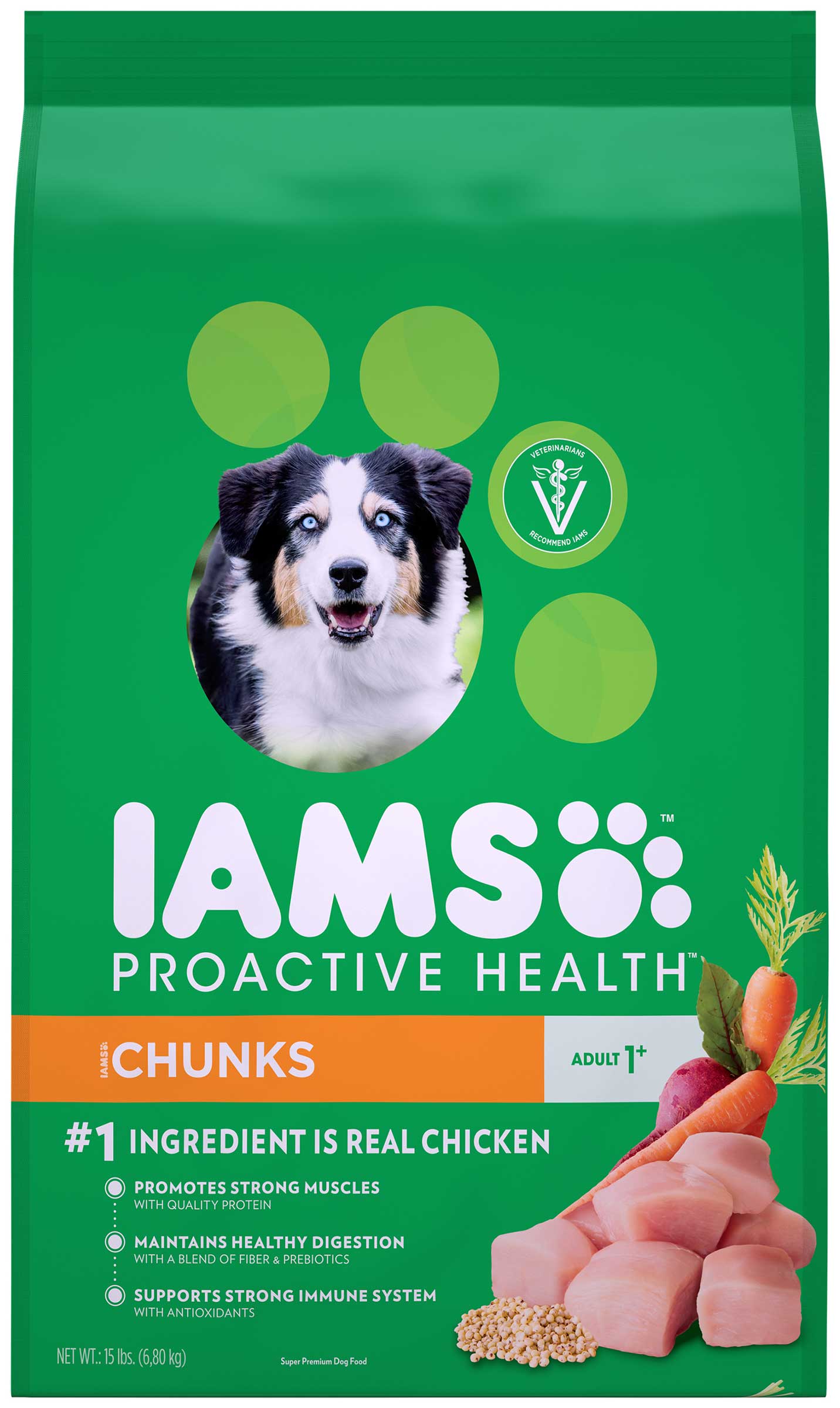 愛慕思 健康優活 成犬 (雞肉)
Iams Proactive Health™ Chunks