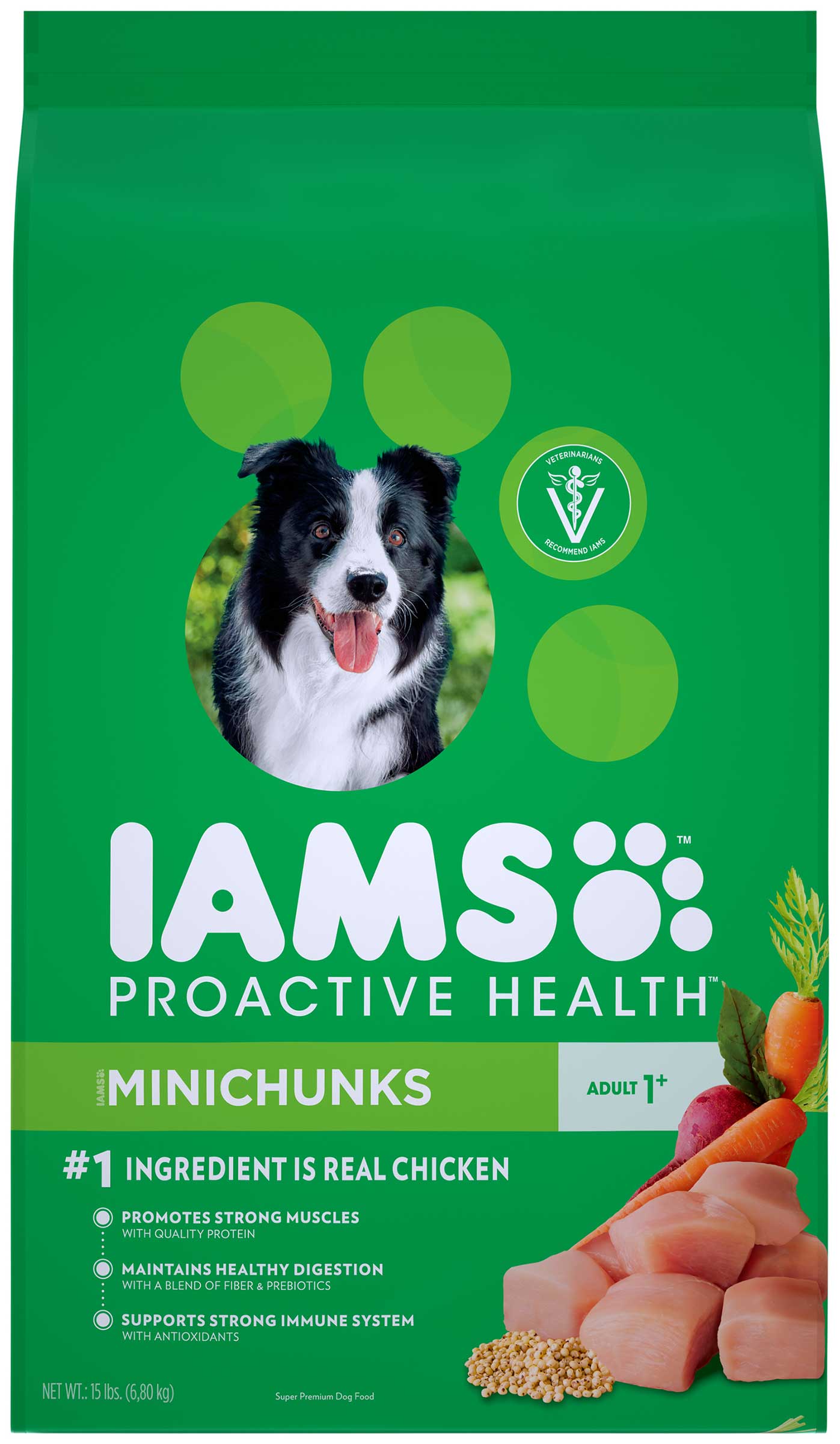 愛慕思 健康優活 成犬小顆粒 (雞肉)
Iams Proactive Health™ Mini Chunks