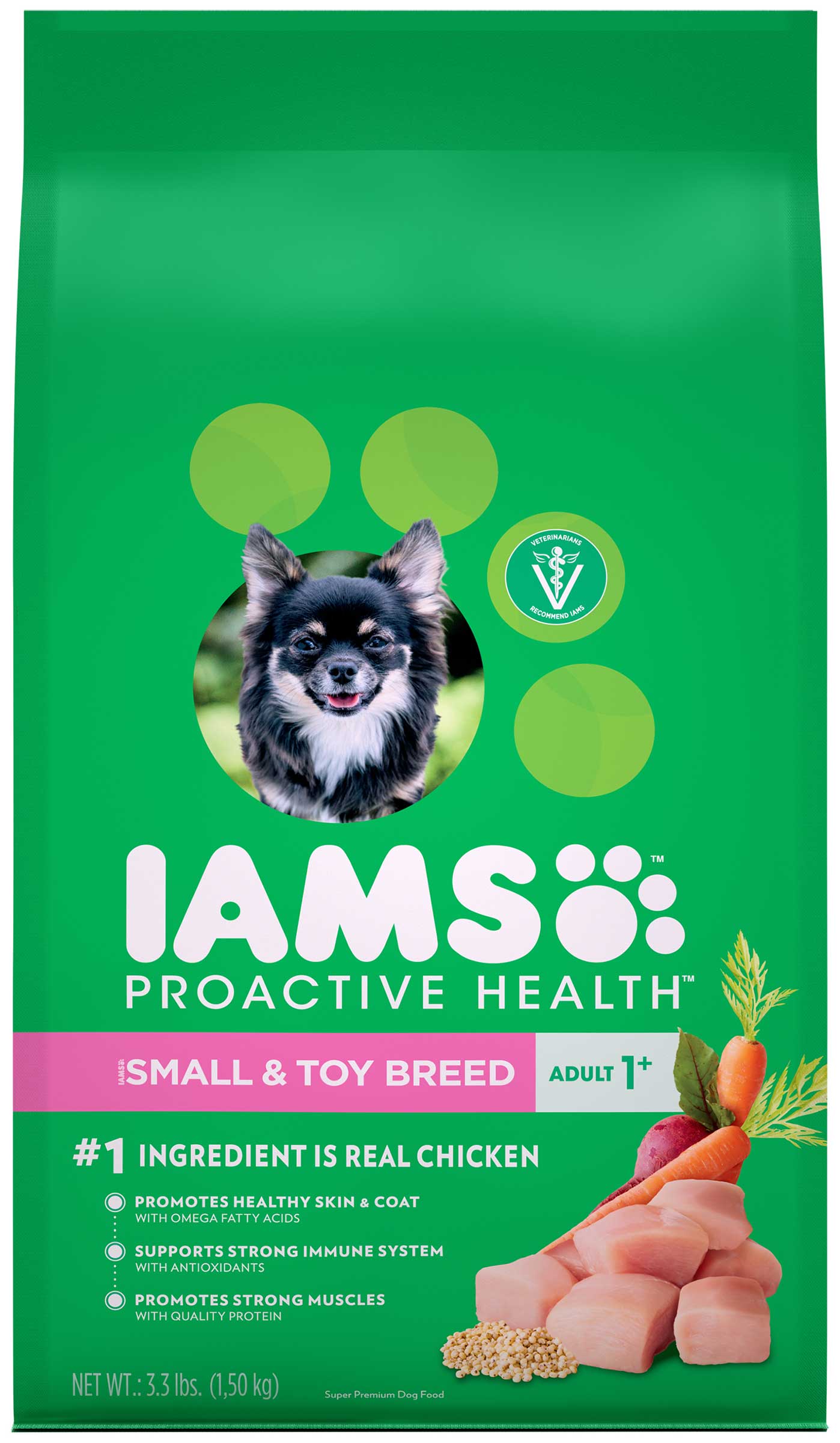 愛慕思 健康優活 迷你/小型成犬 (雞肉)
Iams Proactive Health™ Small & Toy Breed