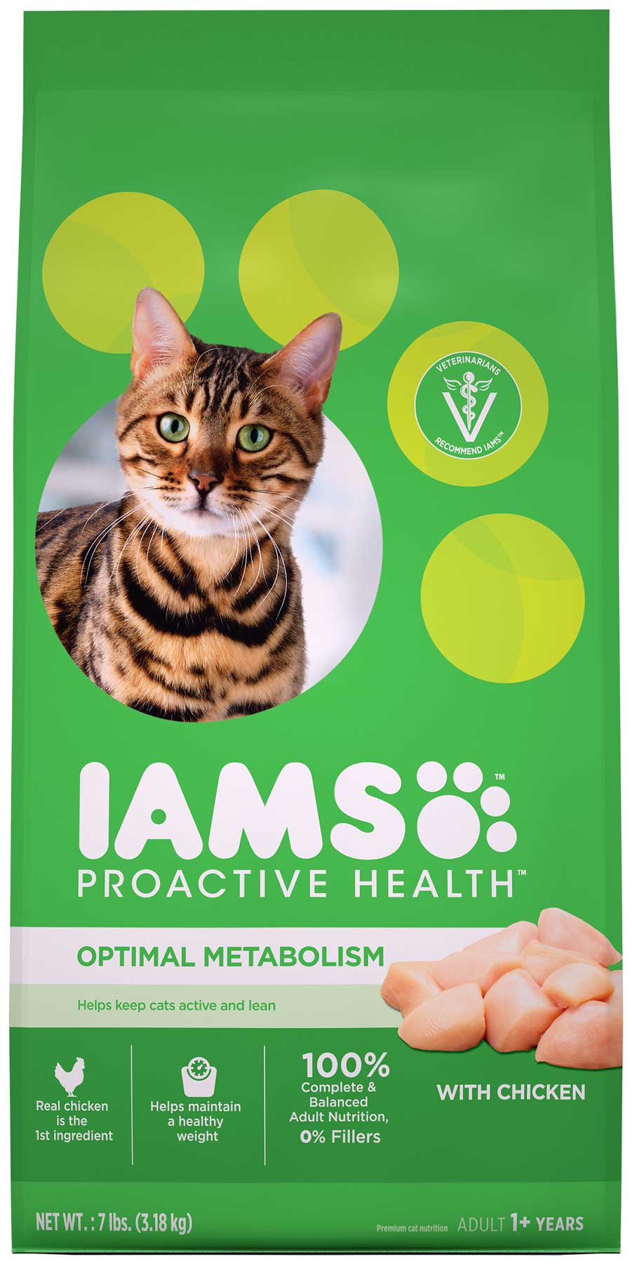 愛慕思 健康優活 成貓低脂 (雞肉)
Iams Proactive Health™Optimal Metabolism™
