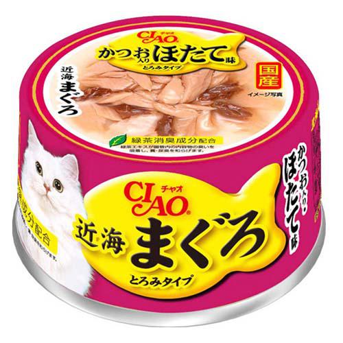 CIAO近海貓罐 95號 鰹魚+鮪魚+干貝 (A-95)