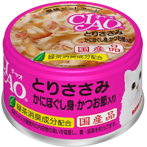 CIAO 旨定貓罐 雞肉+蟹肉 (A-17)