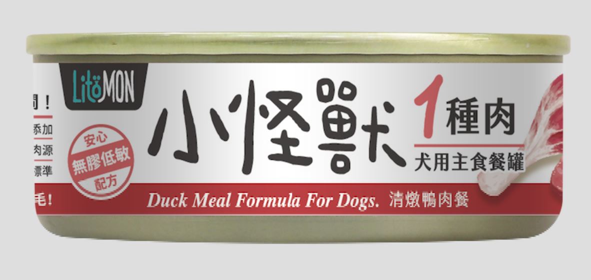 犬族1種肉主食罐 - 純鴨肉餐
