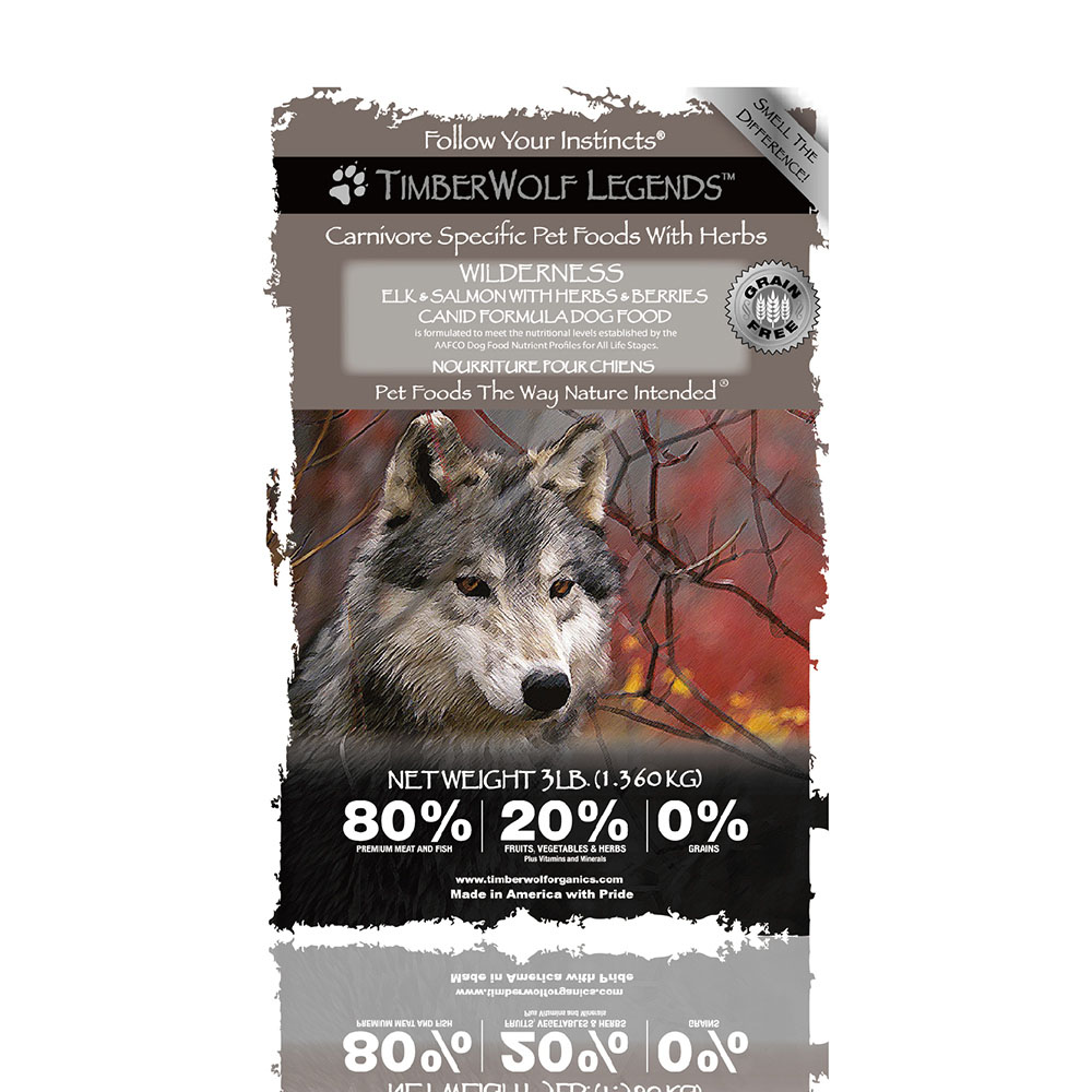 草本魔力─鹿肉鮭魚
Timberwolf-Wilderness Elk & Salmon with Herbs & Berries