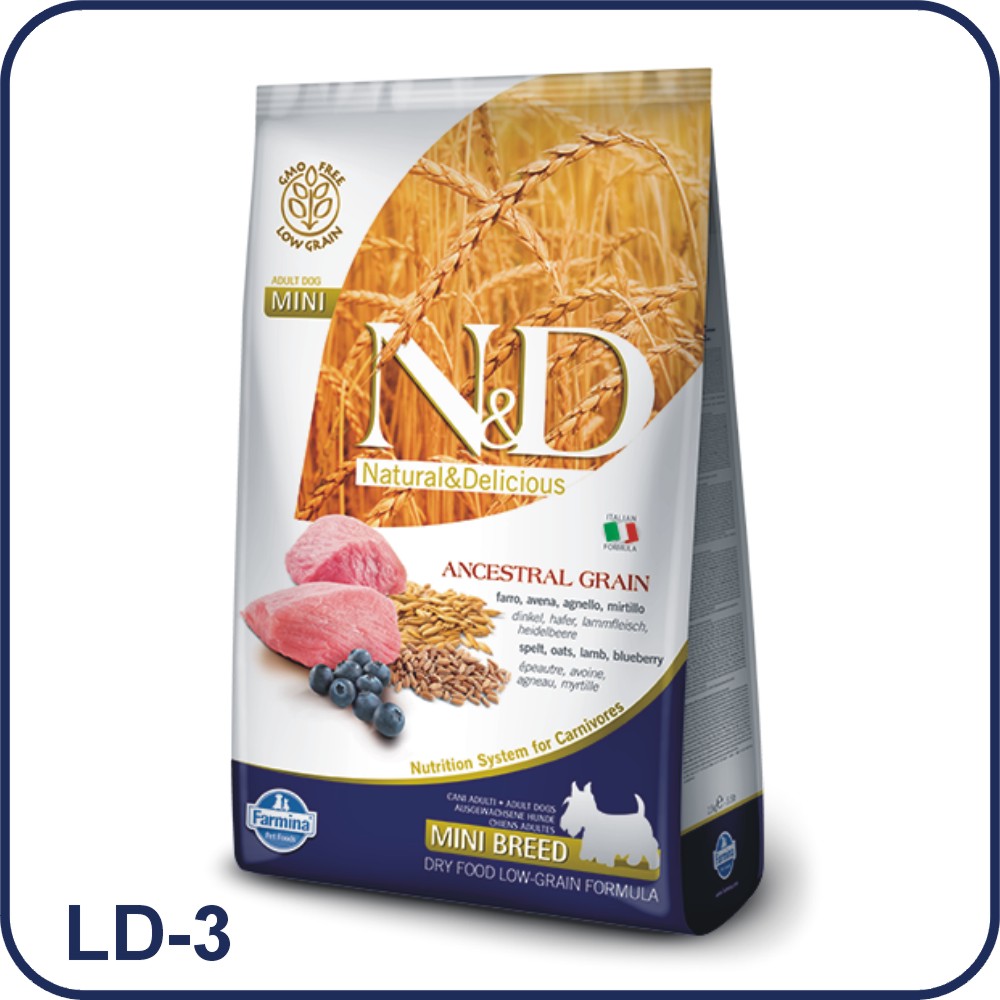 LD3 ND成犬低穀糧-羊肉藍莓-小顆粒
