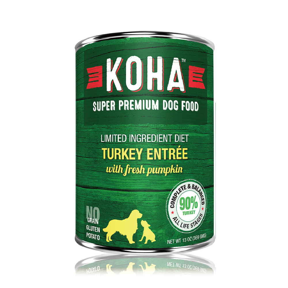 KOHA美國無穀狗狗主食罐-90%火雞肉
KOHA-Dog-Turkey Entrée