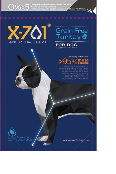 X-701無穀火雞肉DT 腸胃消化護理配方