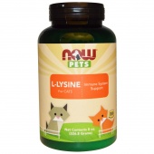 美國Now Foods寵物植物萃取離胺酸/226.8g
L-LYSINE