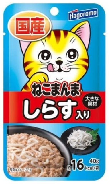 貓專用小魚口味保鮮包HAGOROMO Nekomanma Pouch bonito Shirasu