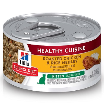 希爾思™寵物食品 幼貓 健康美饌 香烤雞肉燴米飯(型號NP00010447)
Science Diet Kitten Healthy Cuisine Roasted Chicken & Rice Medley
