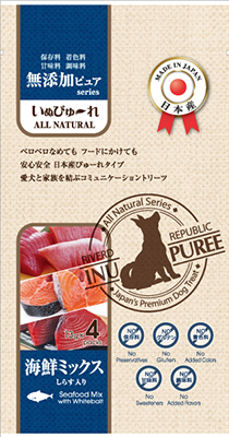 【Riverd Republic天然共和】犬用4種魚肉泥 日本產全天然無添加
