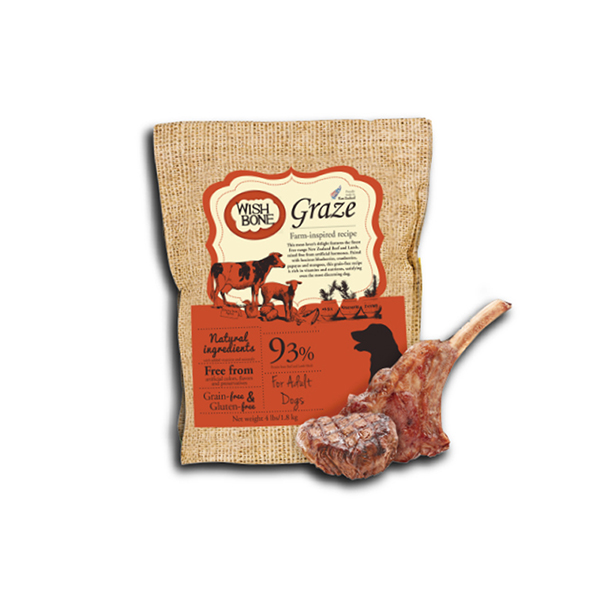 WISH BONE香草魔法紐西蘭寵物香草糧-美味牛無穀狗12磅
WISH BONE