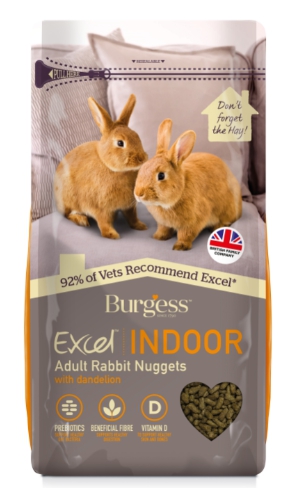 伯爵兔飼料-室內兔 1.5kg
Burgess Excel - Indoor Rabbit Nuggets