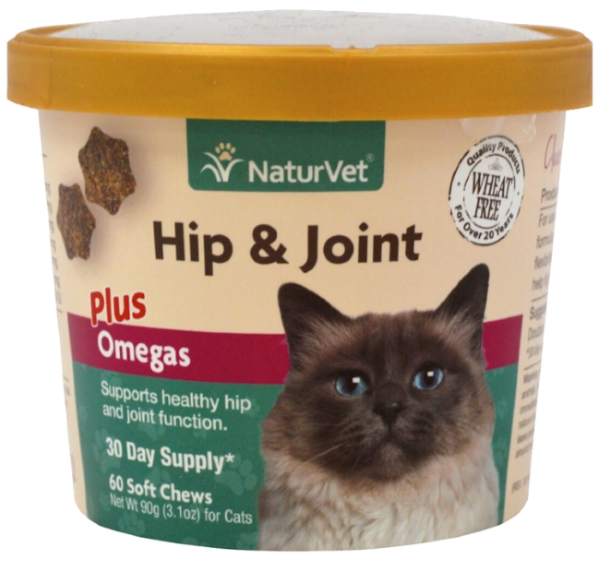 葡萄糖胺咀嚼錠 貓咪專用
NaturVet Hip & Joint Chews for Cats