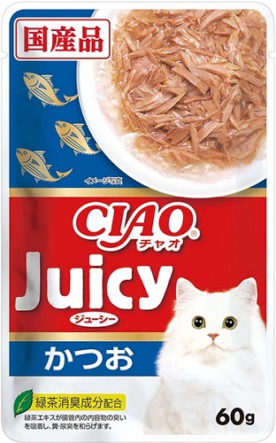 CIAOJuicy 餐包IC-342 鰹魚 60g
