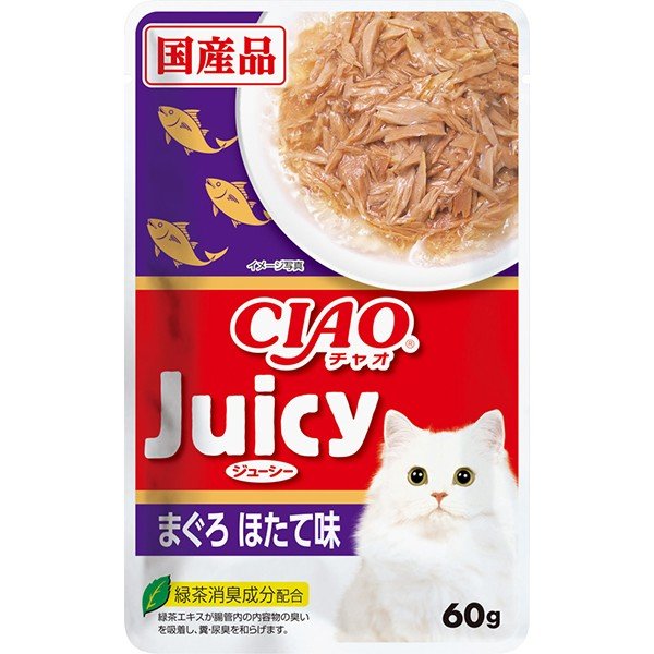 CIAOJuicy 餐包IC-346 鮪魚&干貝 60g
