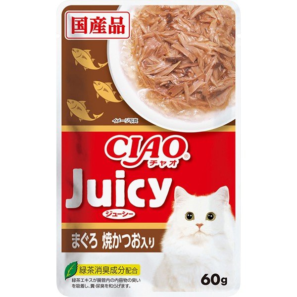 CIAOJuicy 餐包IC-347 鮪魚&鰹魚燒 60g
