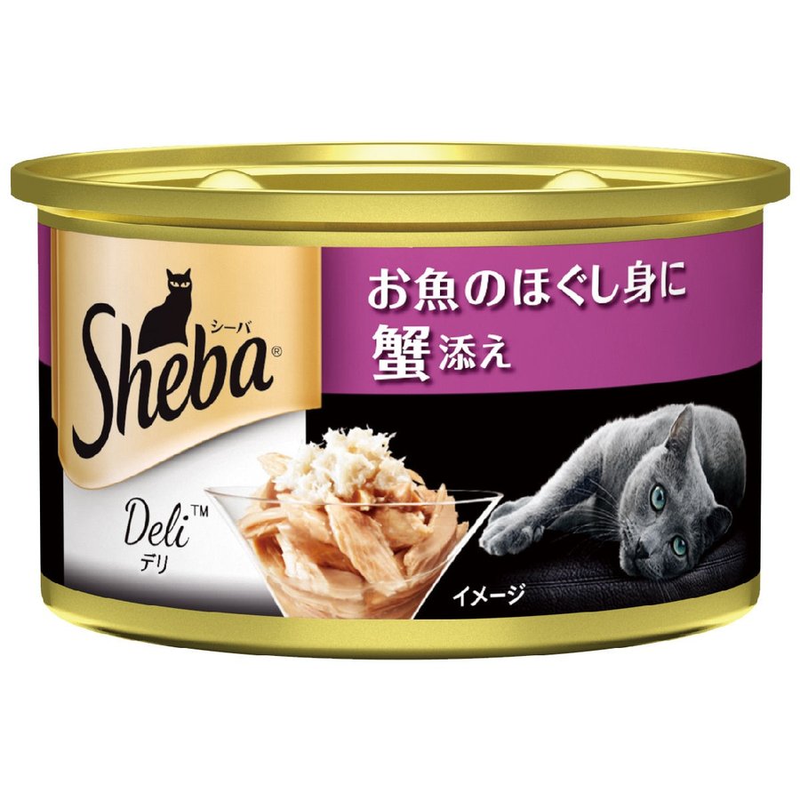 ShebaDeli 金罐系列SDE04 成貓用 鰹魚&蟹肉 85g
